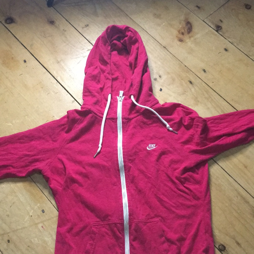 Pink Nike zip up